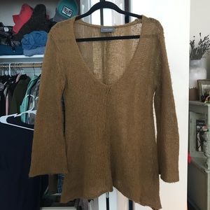 Wooden Ships V-Neck Tunic Sweater